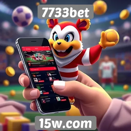 Experiência mobile no 7733bet